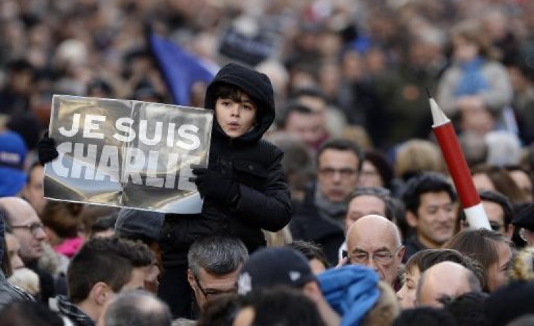 Paris (AFP). Marche pour l'Histoire à Paris contre le terrorisme