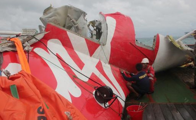 Pangkalan Bun (Indonésie) (AFP). Indonésie: la marine singapourienne retrouve le fuselage du vol d'AirAsia