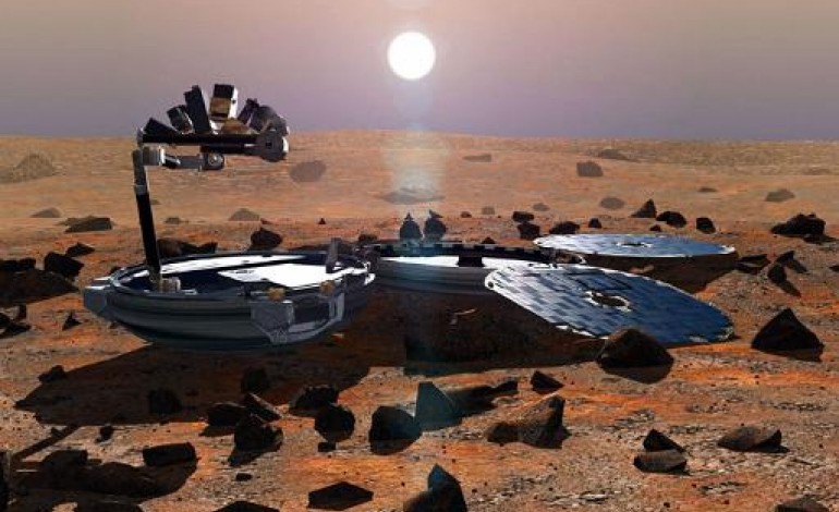 Londres (AFP). La sonde Beagle 2 retrouvée sur Mars, onze ans après sa disparition 