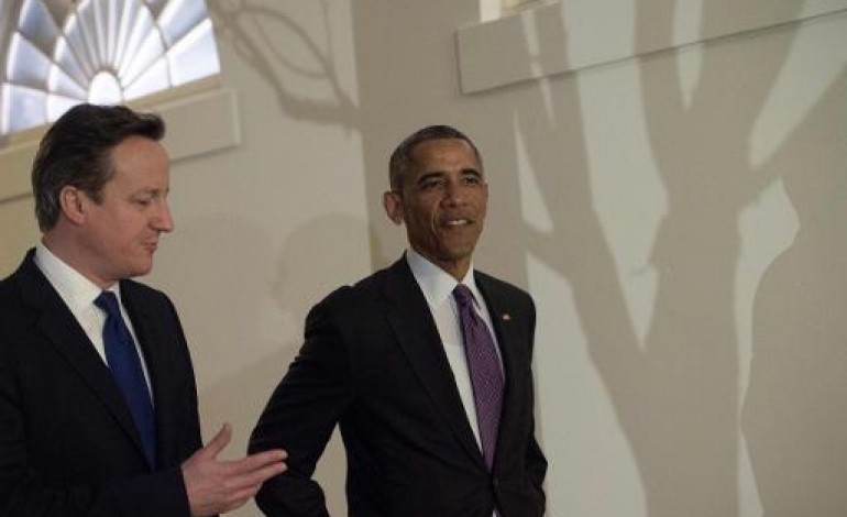 Washington (AFP). Obama et Cameron solidaires de la France face au fléau du terrorisme