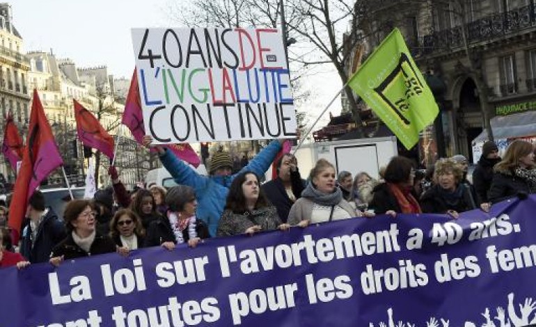 Paris (AFP). Loi Veil: manifestation à Paris pour le droit des femmes et l'IVG