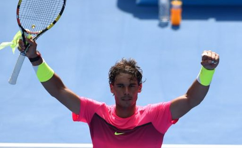 Melbourne (AFP). Tennis: Nadal assure, les Français aussi, à l'Open d'Australie