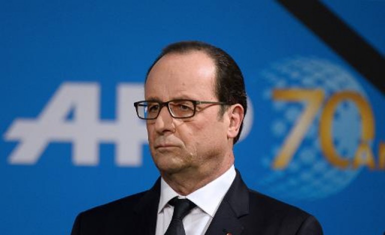 PARIS (AFP). Hollande sur les manifs anti-Charlie: Nous n'insultons personne