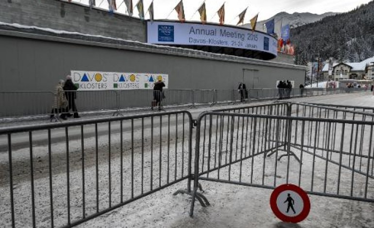 Davos (Suisse) (AFP). Davos: la crainte des crises internationales vient hanter le sommet