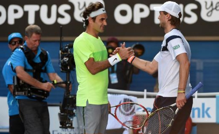 Melbourne (AFP). Tennis: Federer passe à la trappe, les Français aussi