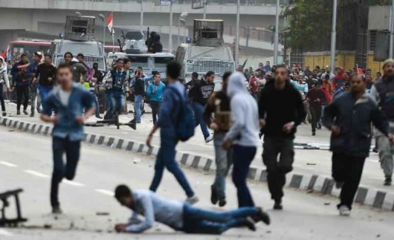 Le Caire (AFP). Egypte: treize morts au jour anniversaire de la révolte de 2011