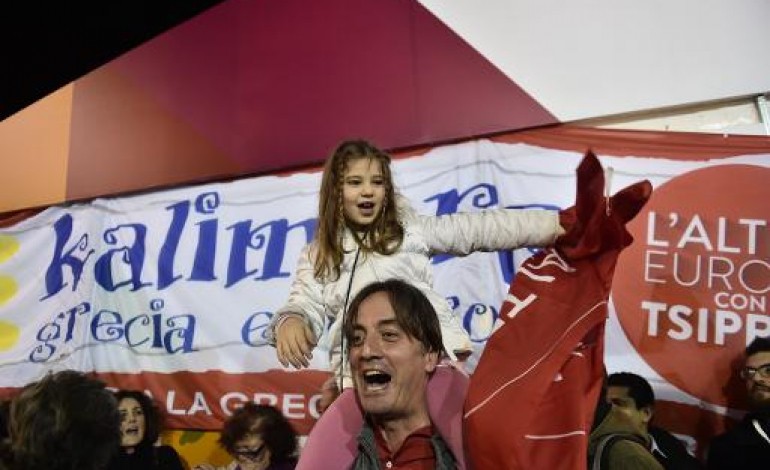 Athènes (AFP). Elections en Grèce: Syriza semble avoir remporté une victoire historique