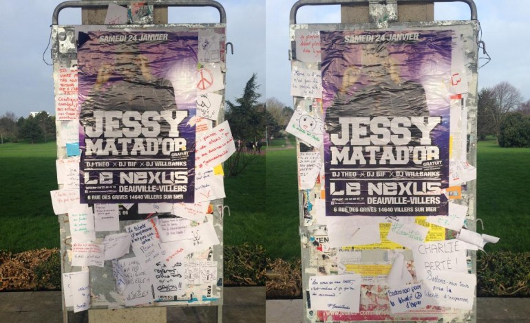 Charlie Hebdo : le mur de la liberté d'expression dégradé à l'université de Caen