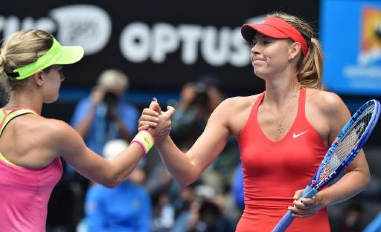 Melbourne (AFP). Open d'Australie - Sharapova impitoyable avec la relève 