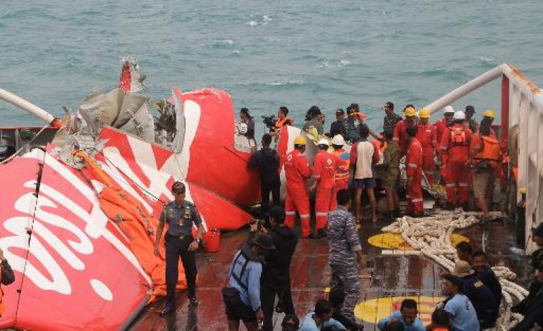 Pangkalan Bun (Indonésie) (AFP). AirAsia: l'armée indonésienne met fin aux opérations en mer pour remonter l'épave