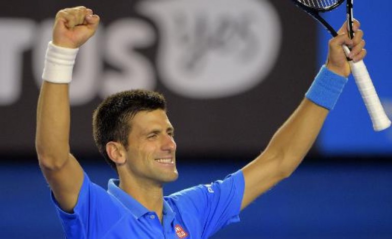 Melbourne (AFP). Open d'Australie: Djokovic contrôle Raonic et rejoint Wawrinka en demies