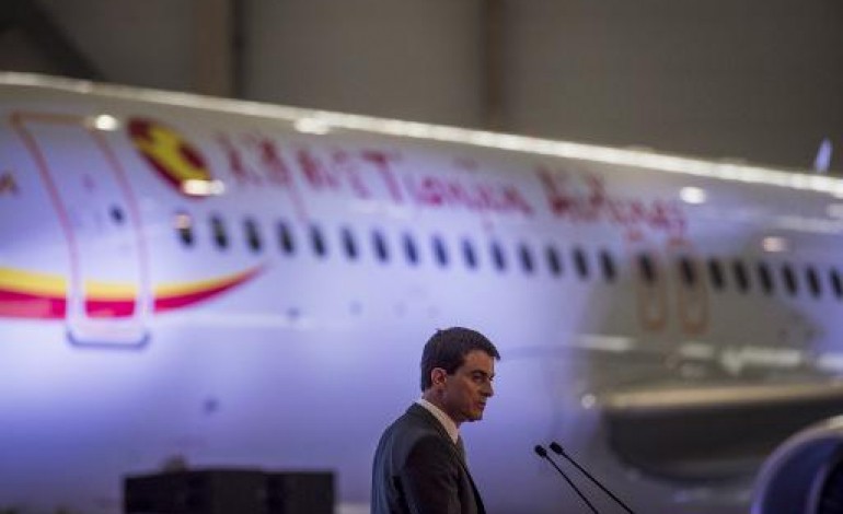 Pékin (AFP). En Chine, Valls appelle à un rééquilibrage du commerce avec la France