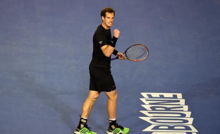 Melbourne (AFP). Open d'Australie: Andy Murray en finale 