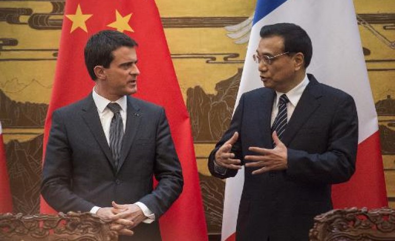 Pékin (AFP). A Pékin, Valls vante une France pro-entreprises 