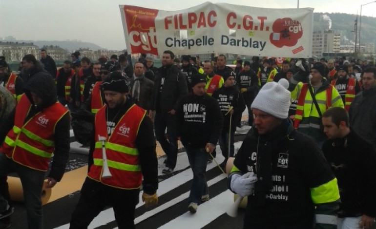 Grand-Couronne : blocage terminé à La Chapelle Darblay