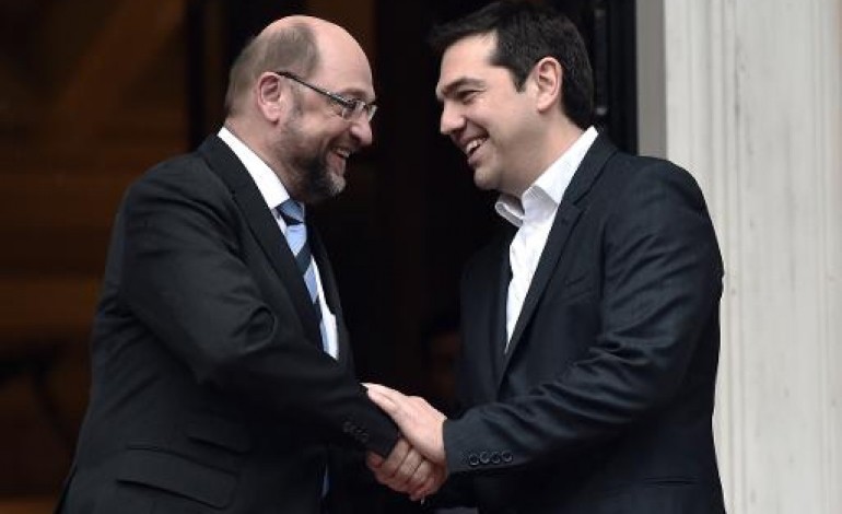 Athènes (AFP). Grèce: le gouvernement Tsipras et l'UE dans le vif de la dette
