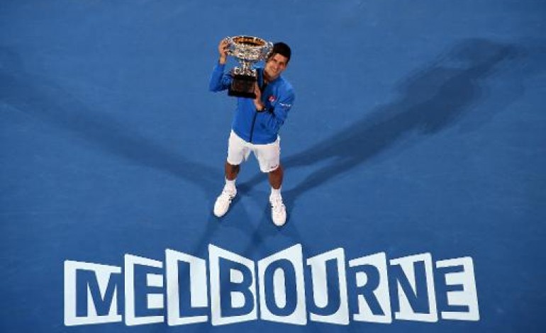 Melbourne (AFP). Open d'Australie: Novak Djokovic, roi incontesté de Melbourne