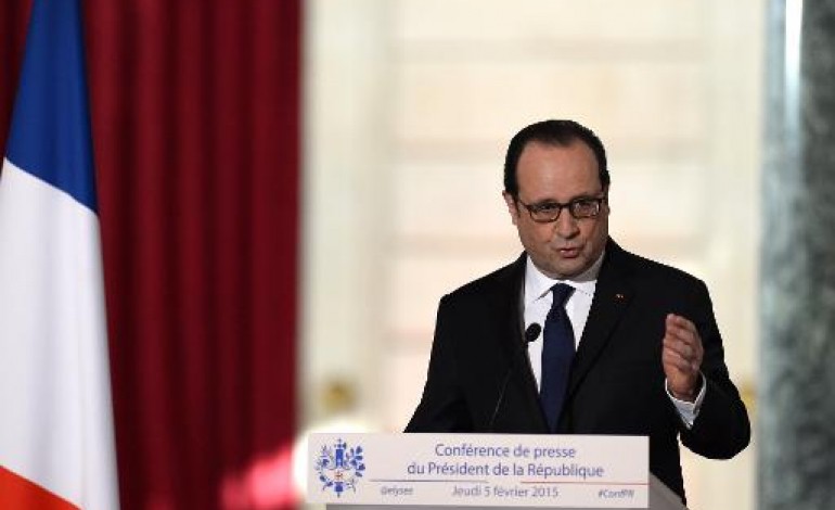 Paris (AFP). Hollande veut prolonger l'esprit du 11 janvier et régler le dossier ukrainien