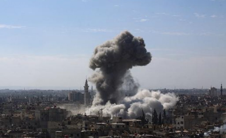 Damas (AFP). Syrie: 45 morts en zone rebelle en riposte à des obus sur Damas
