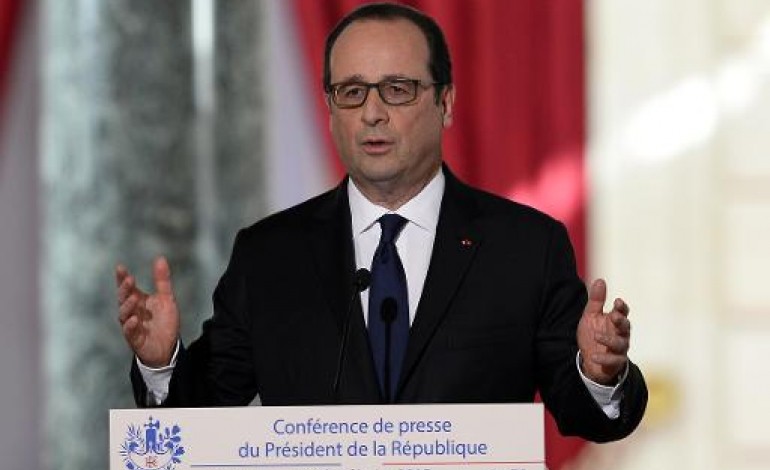Paris (AFP). Hollande distille quelques annonces pour prolonger l'esprit de janvier