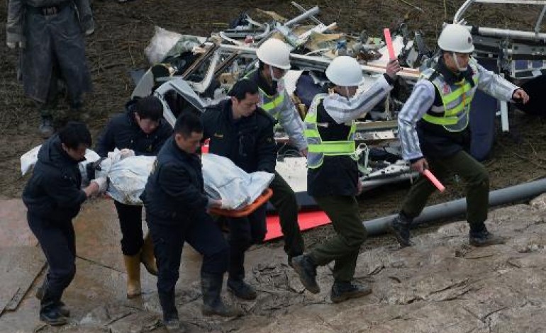 Taipei (AFP). Crash d'un avion à Taïwan: le pilote décédé retrouvé cramponné au manche 