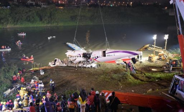 Taipei (AFP). Crash à Taïwan: les moteurs de l'avion à l'arrêt au moment de l'accident