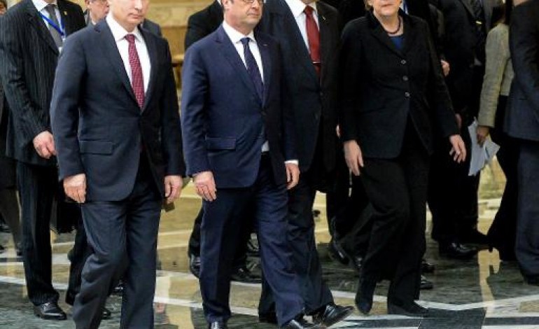 Minsk (AFP). Sommet tendu à Minsk pour tenter d'arracher la paix en Ukraine