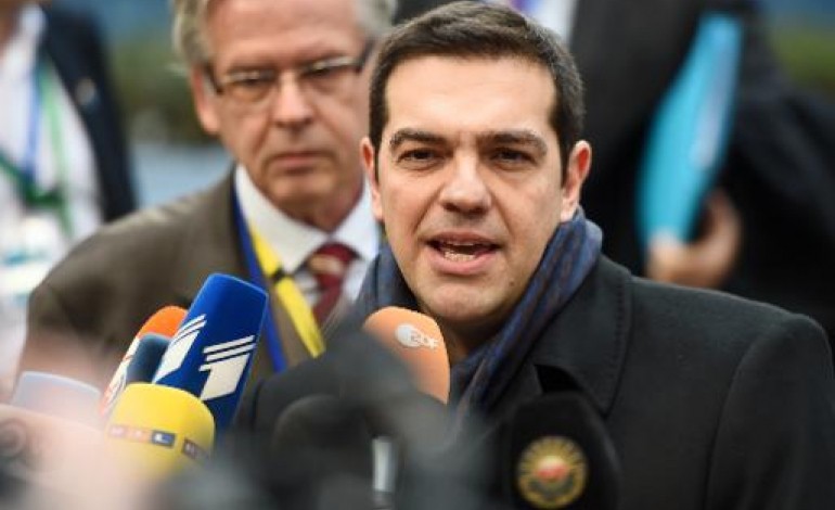 Bruxelles (AFP). Grèce: Tsipras et Merkel tentent de faire baisser la tension à Bruxelles