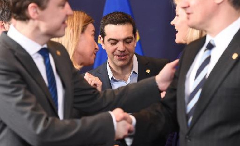 Bruxelles (AFP). Grèce: les experts déminent le terrain avant une réunion à haut risque