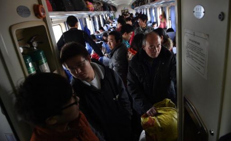 Pékin (AFP). Chine: le dur combat pour monter dans le train du Nouvel An