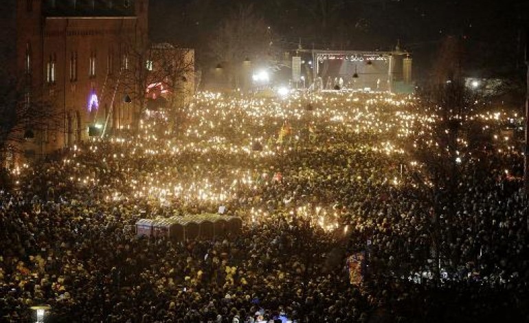 Copenhague (AFP). Copenhague: les Danois dans la rue pour rejeter la violence