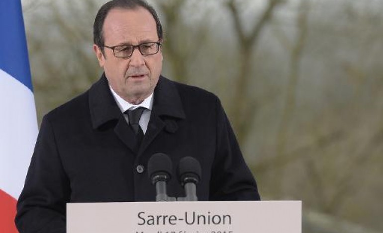Sarre-Union (France) (AFP). Hollande aux Juifs de France: la République vous défendra de toutes ses forces