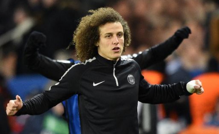 Paris (AFP). PSG: David Luiz titularisé au milieu face à Chelsea