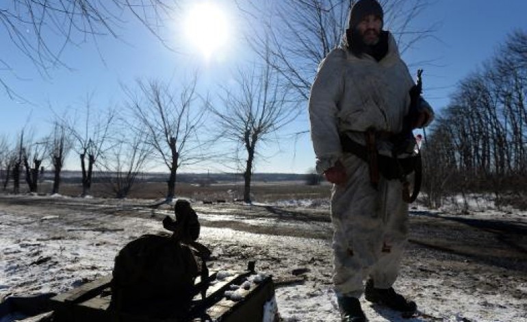Tchernoukhino (Ukraine) (AFP). Ukraine: les rebelles sont entrés dans Debaltseve