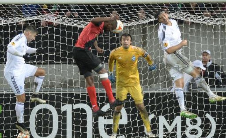 Guingamp (France) (AFP). Europa League: Guingamp arrache un maigre avantage face à Kiev