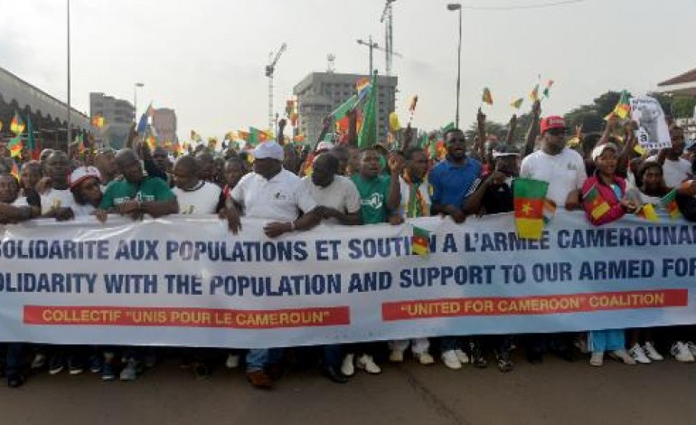 Yaoundé (AFP). Cameroun: Boko Haram, tu vas mourir, proclament des milliers de manifestants