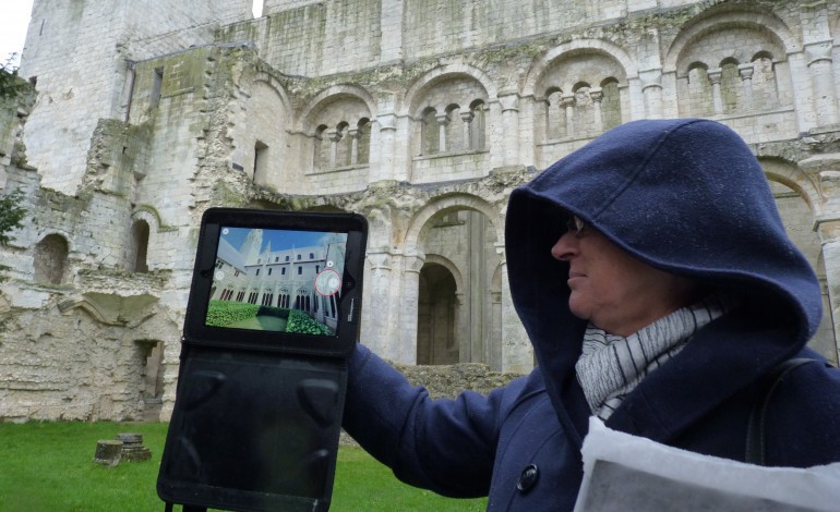 L'abbaye de Jumièges en 3D