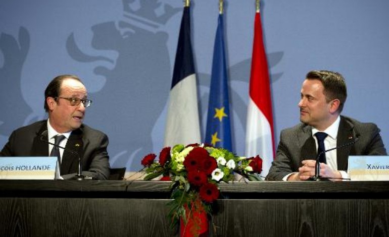 Luxembourg (AFP). La France promet 8 milliards d'euros d'investissements dans le cadre du plan Juncker