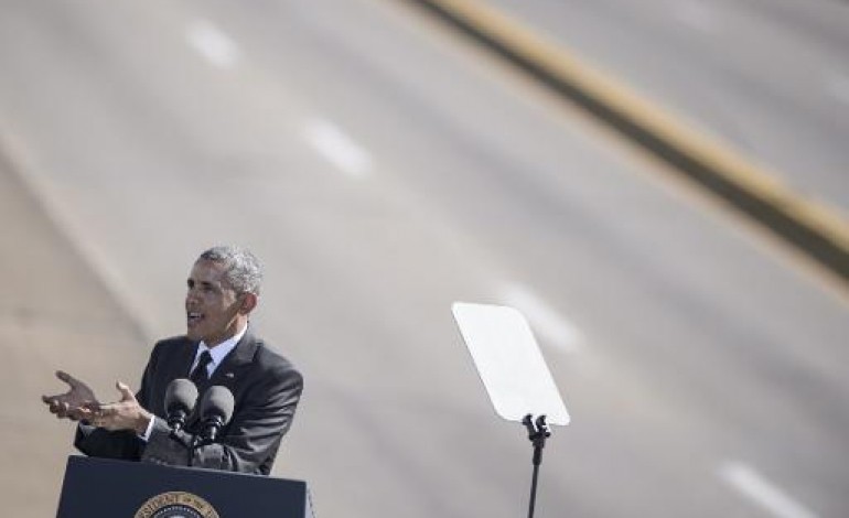 Selma (Etats-Unis) (AFP). Obama: la marche contre le racisme aux Etats-Unis n'est pas terminée