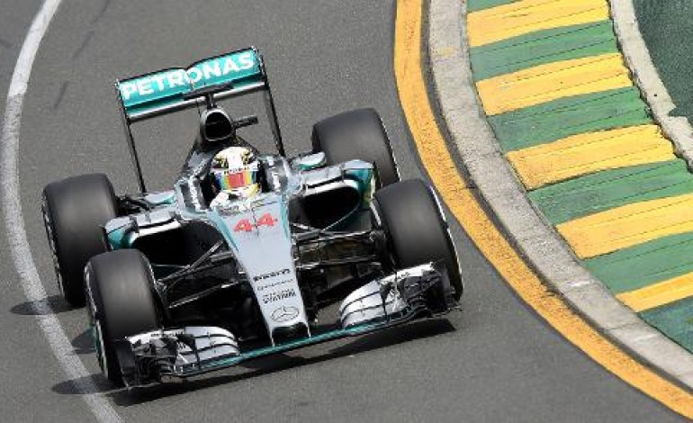 Melbourne (AFP). F1: Hamilton (Mercedes) en pole position au Grand Prix d'Australie