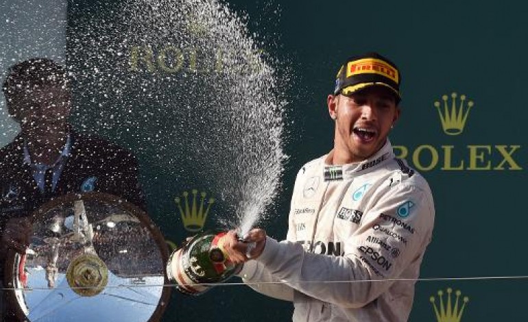 Melbourne (AFP). GP d'Australie: Hamilton et Mercedes enchaînent, comme prévu...