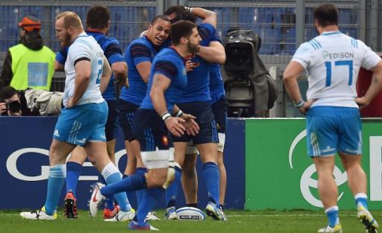 Rome (AFP). Six nations: le XV de France s'impose 29 à 0 en Italie