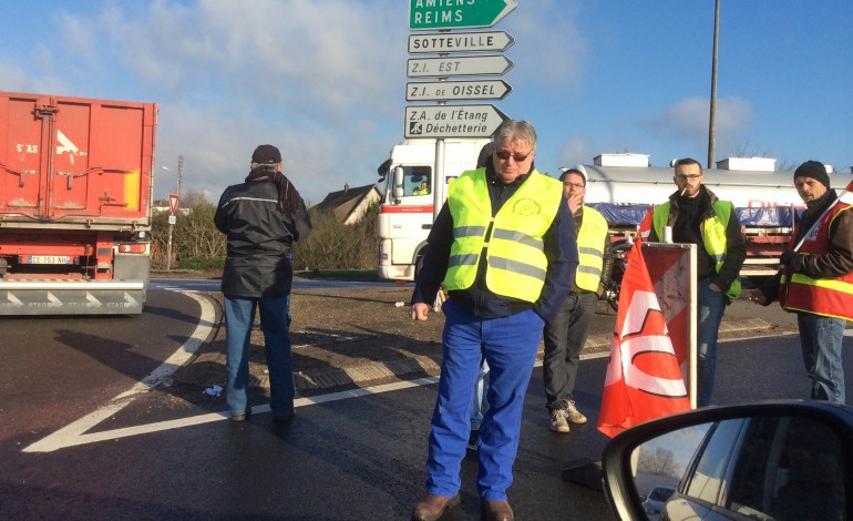 Grève des routiers : des kilomètres de bouchons à Rouen