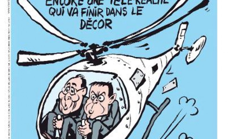 Paris (AFP). Charlie Hebdo: première Une de Riss depuis l'attentat