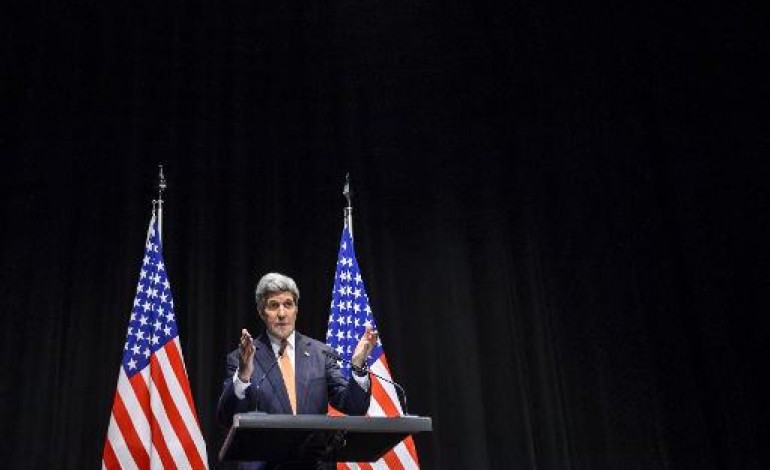 Londres (AFP). Nucléaire : Kerry vante l'unité des grandes puissances face à l'Iran