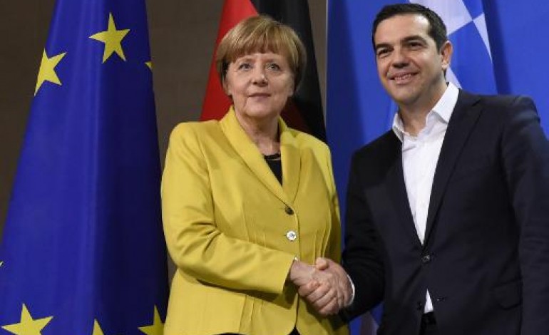 Berlin (AFP). Tsipras et Merkel s'accordent pour dépasser les clichés