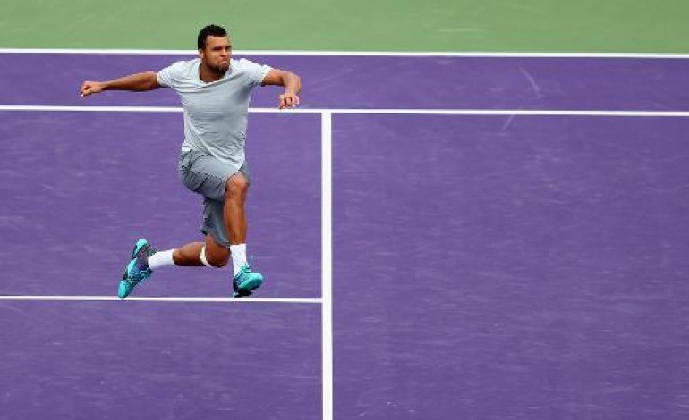 Miami (AFP). Tennis: retour gagnant pour Tsonga à Miami