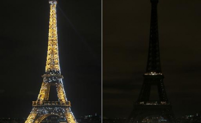 Paris (AFP). Opération Une heure pour la planète: l'Europe éteint à son tour ses feux 