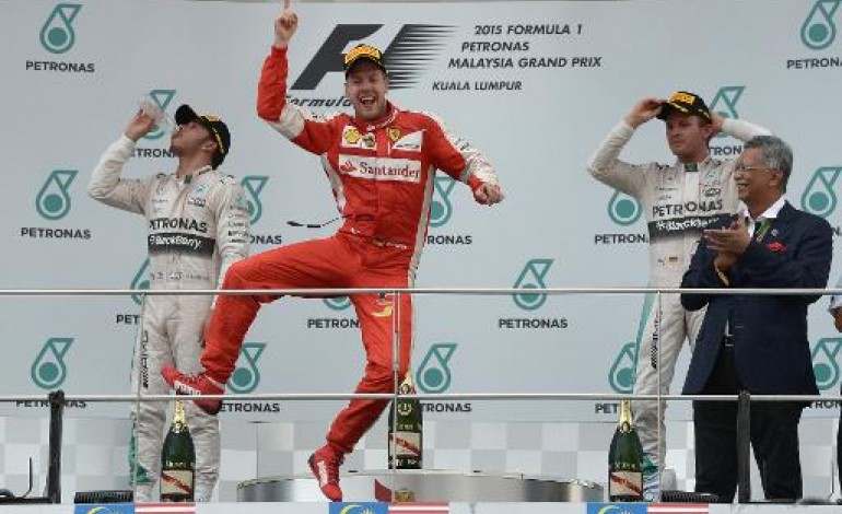 Sepang (Malaisie) (AFP). F1: Vettel remporte le GP de Malaisie, 1er succès pour Ferrari depuis 2013