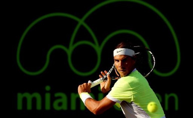 Miami (AFP). Tennis: sale temps à Miami pour Nadal et Wawrinka